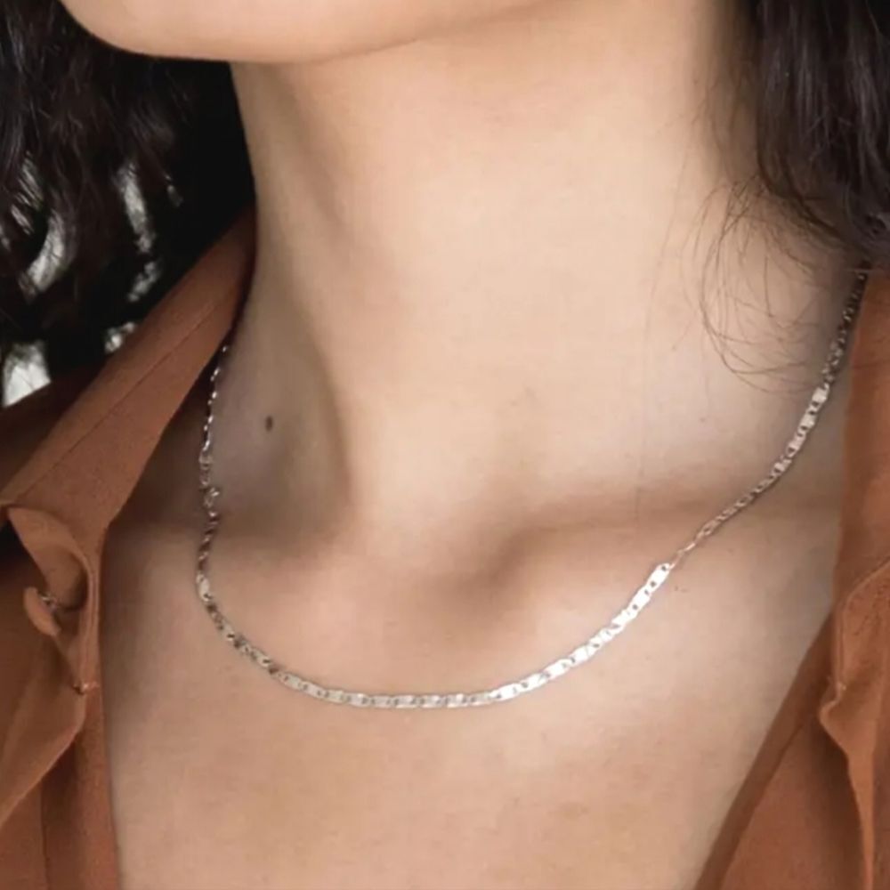925 Silver Gypsophila Clavicle Necklace